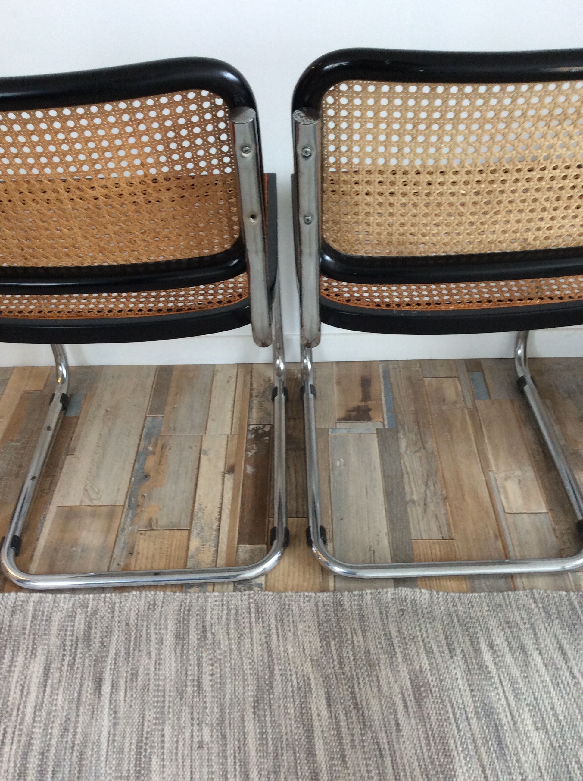 Paire de chaises Marcel Breuer Cesca B32