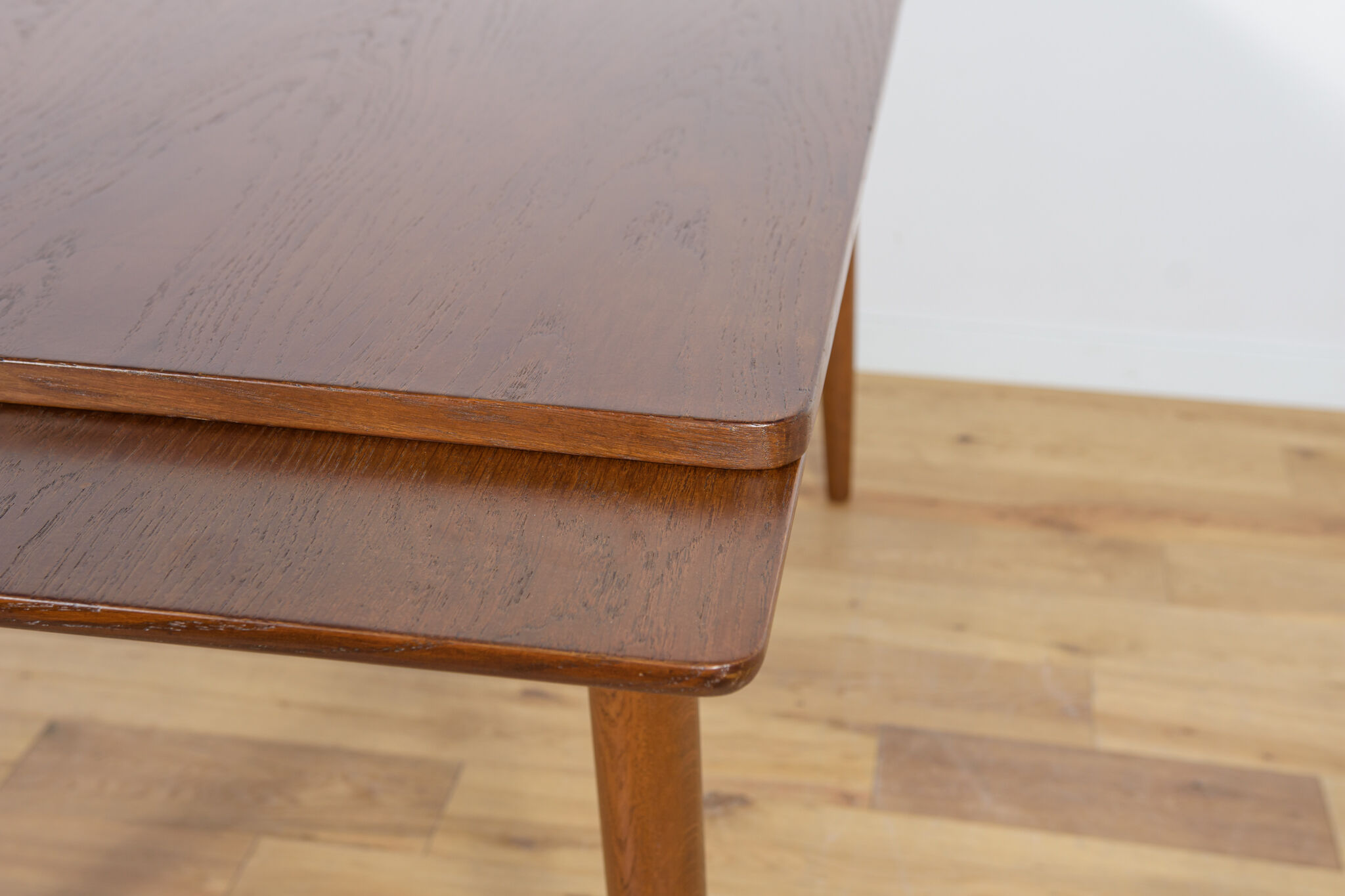 Mid Century Danish Extendable Oak Dining Table, 1960s