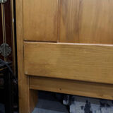 Massive oak enfilade, Regain House, 1960 design by Roland Haeusler.