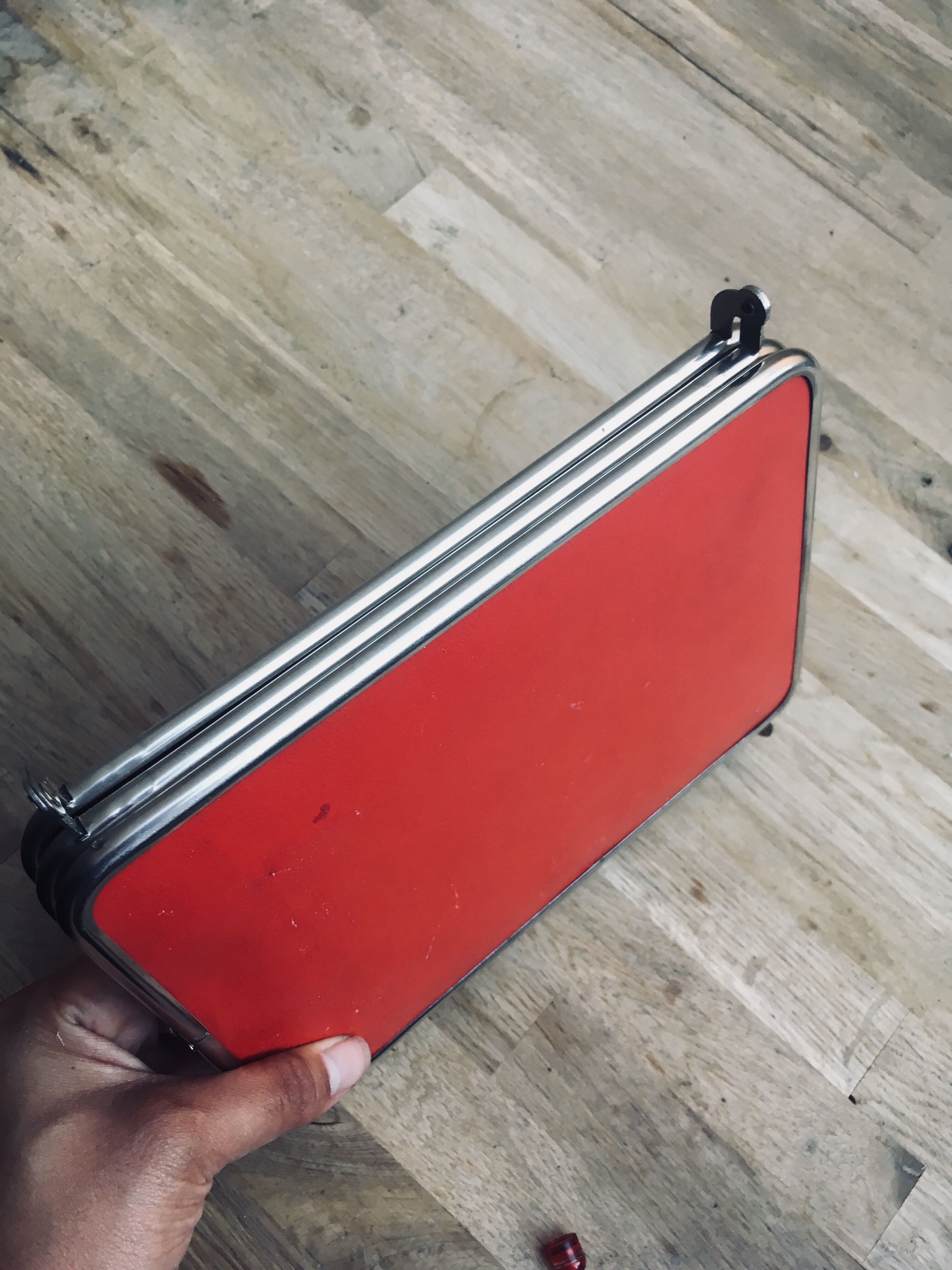 Mirror barber triptych 21x49cm