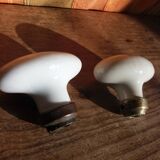 Porcelain door knob handles
