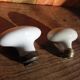 Porcelain door knob handles