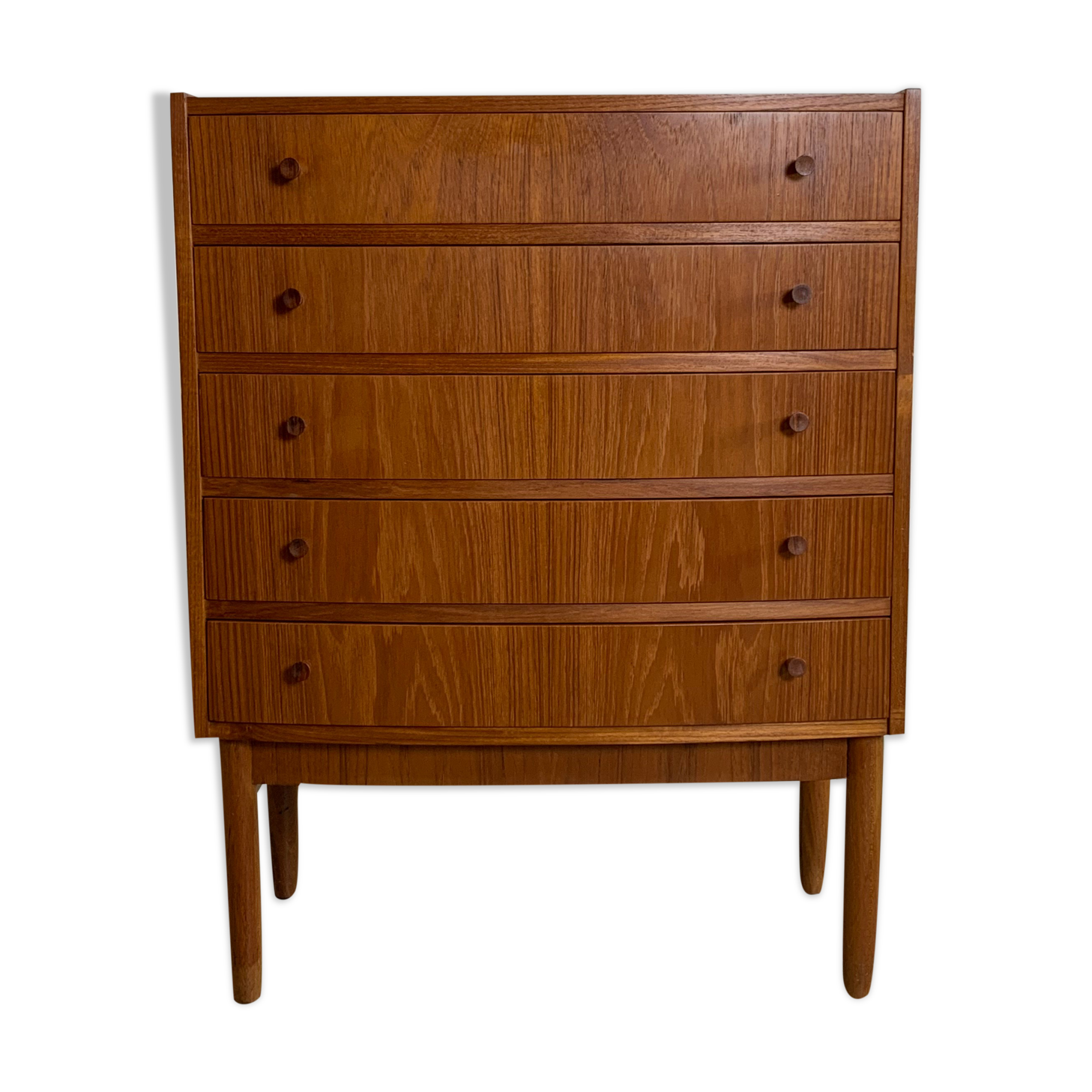 MidCentury Teak chest of drawers Denmark 1960s