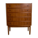 Commode en teck du milieu du siècle Danemark années 1960