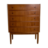 Commode en teck du milieu du siècle Danemark années 1960
