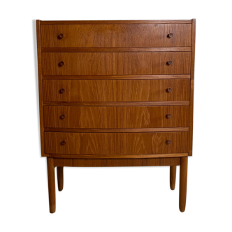 MidCentury Teak chest of drawers Denmark 1960s