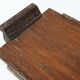 French Art Deco Cerused Oak Serving Tray with Raised Handles, 1920s