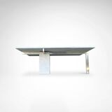 KW1 metal and marble coffee table by Hank Kwint for Metaform 1980s