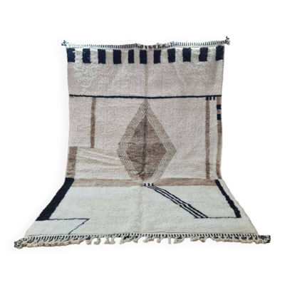 Tapis berbère en laine fait main