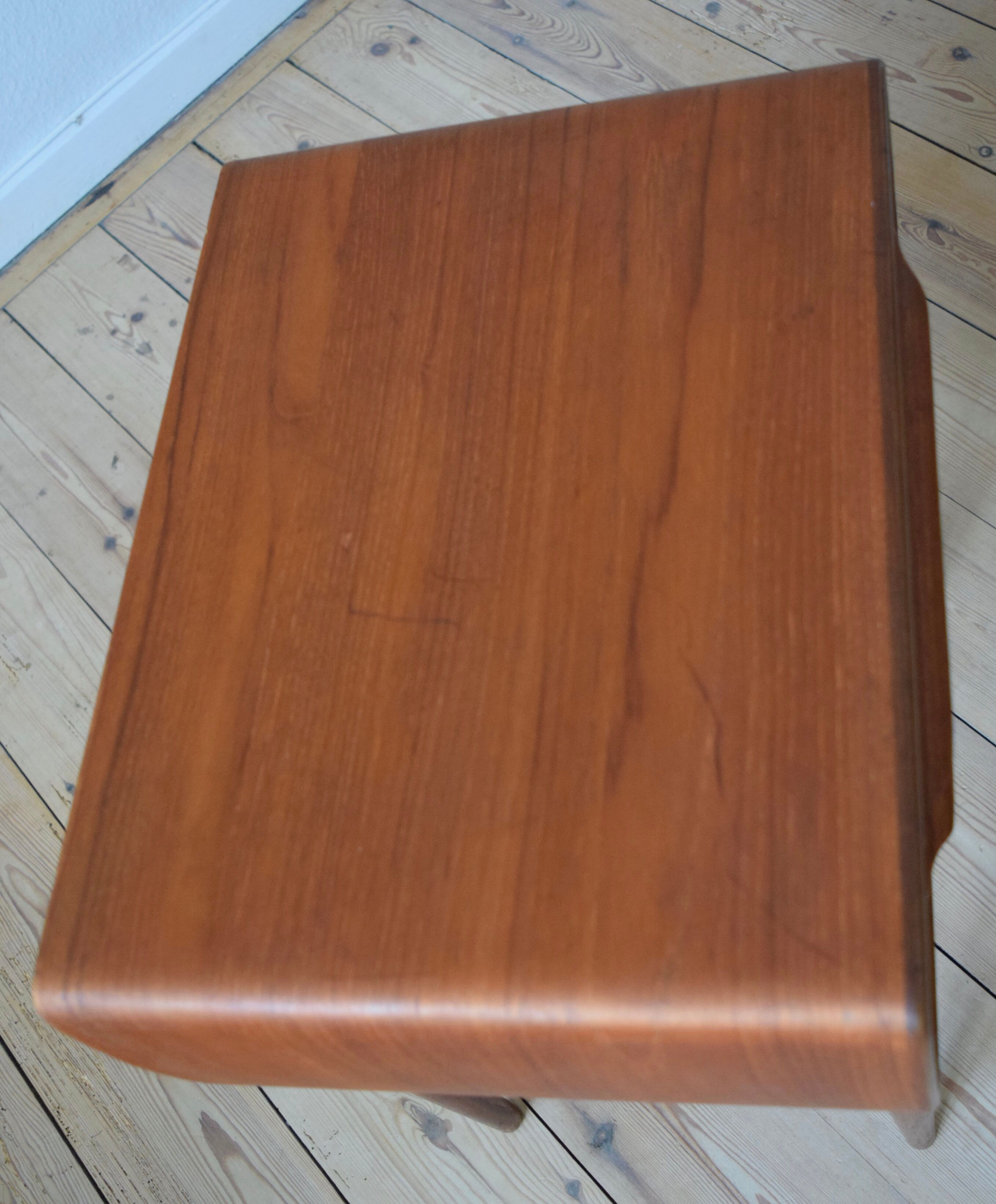 Danish Johannes Andersen teak night table, 1950's