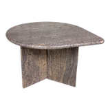 Vintage coffee table in gray granite 70s