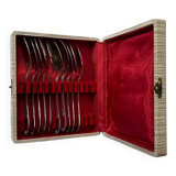 Box of 10 vintage teaspoons