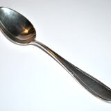Series of 6 vintage table spoons in silver metal deetjen 100 soup 21.5cm