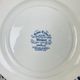2 English plates blue flowers Royal Tudor Country style bouquet
