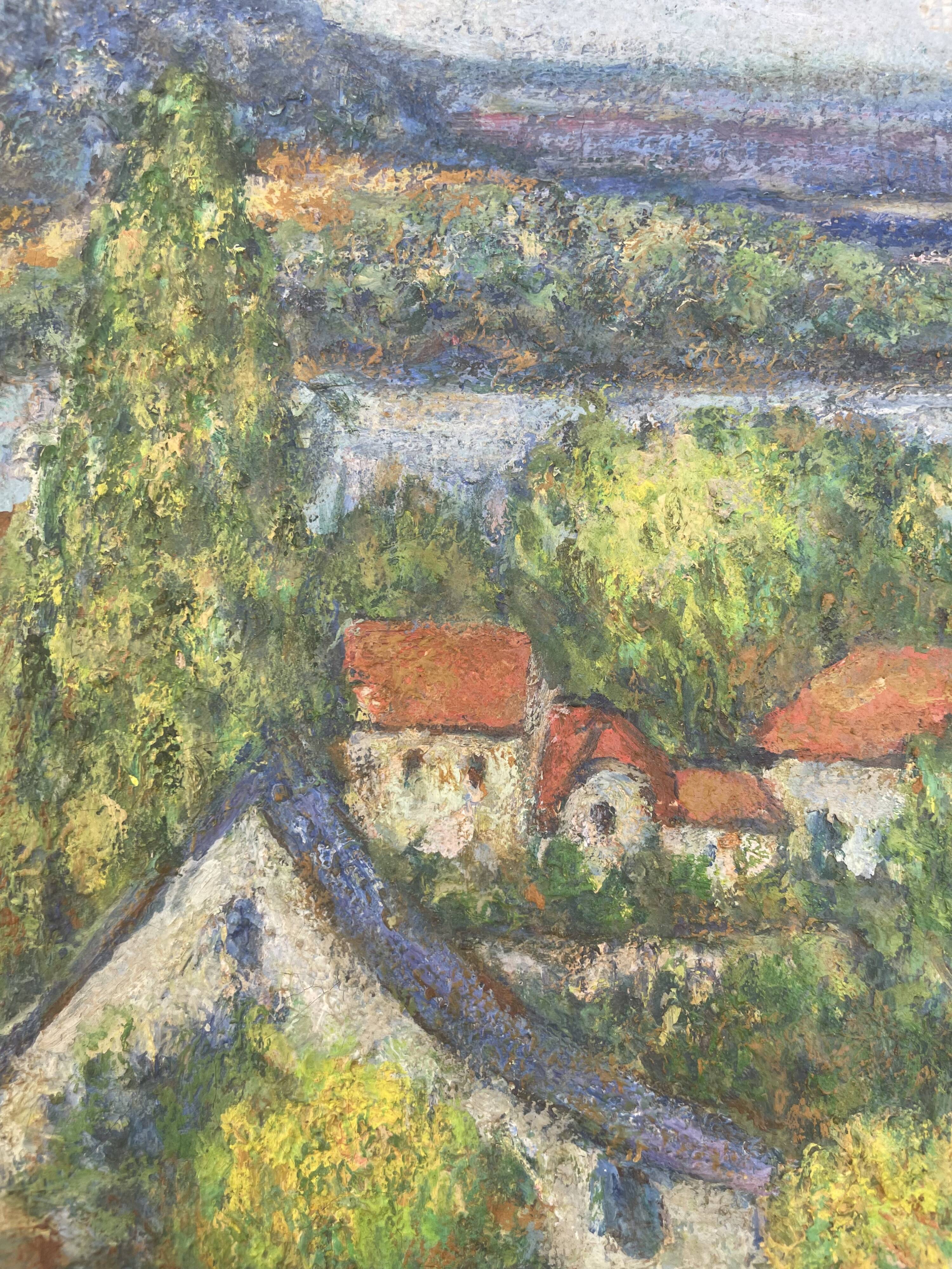 Painting painting landscape Isaac List XXth