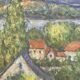 Painting painting landscape Isaac List XXth