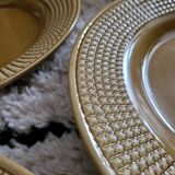 Set of 6 Niderviller flat plates