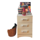 Commode années 70 à 3 tiroirs