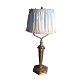 Large silver bronze lamp 1900 art nouveau with its ce standard electric day offal