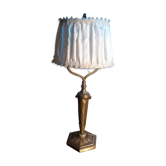 Large silver bronze lamp 1900 art nouveau with its ce standard electric day offal