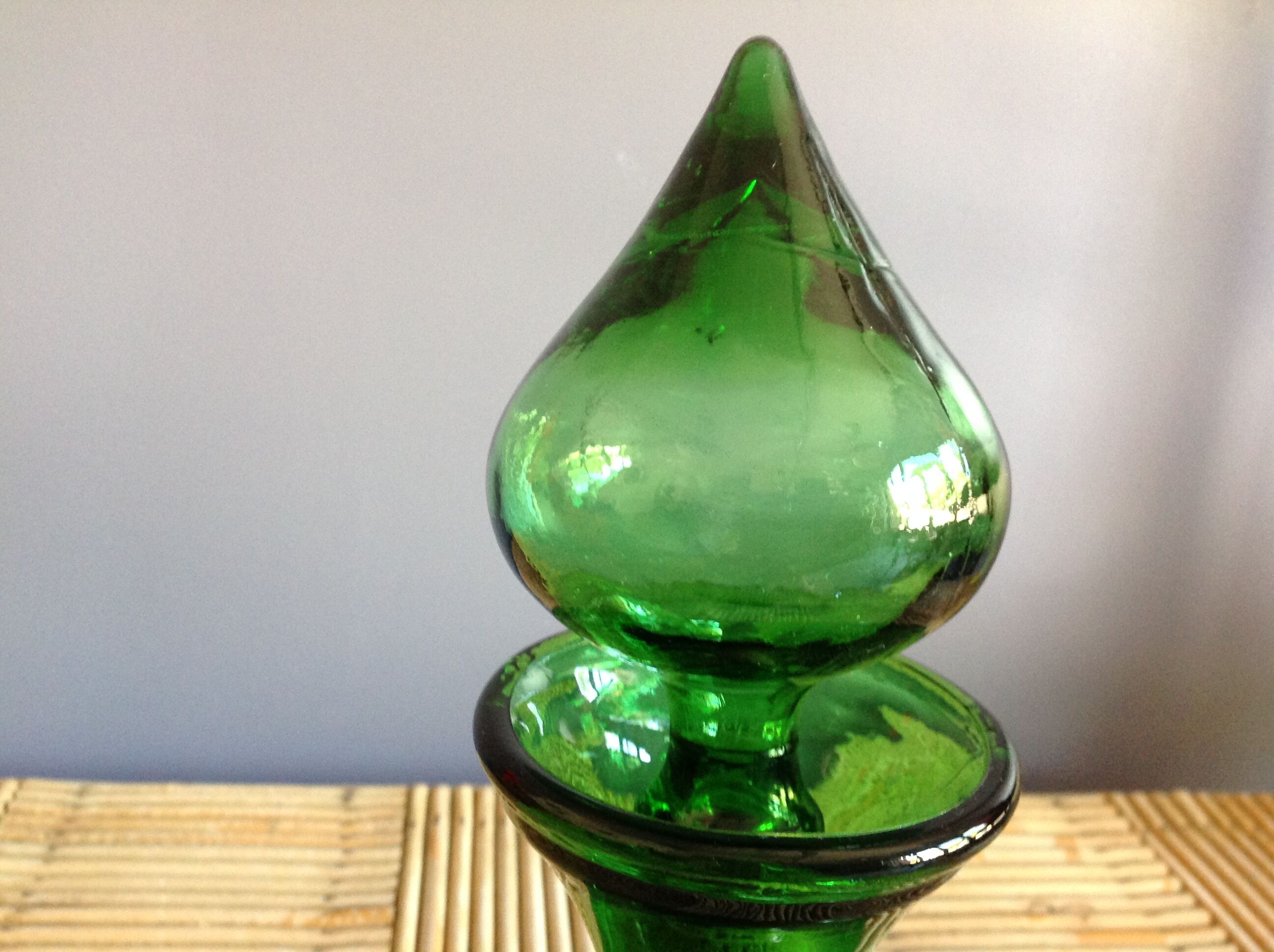 Vintage glass carafe