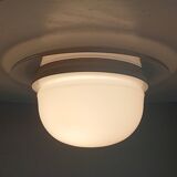 Vintage wall lamp in opaline and lucite