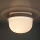 Vintage wall lamp in opaline and lucite