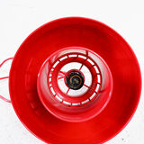 Nordisk Solar red hanging lamp, 1970s