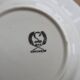 Pair of antique ivory faience deep plates ADP Luxcerae