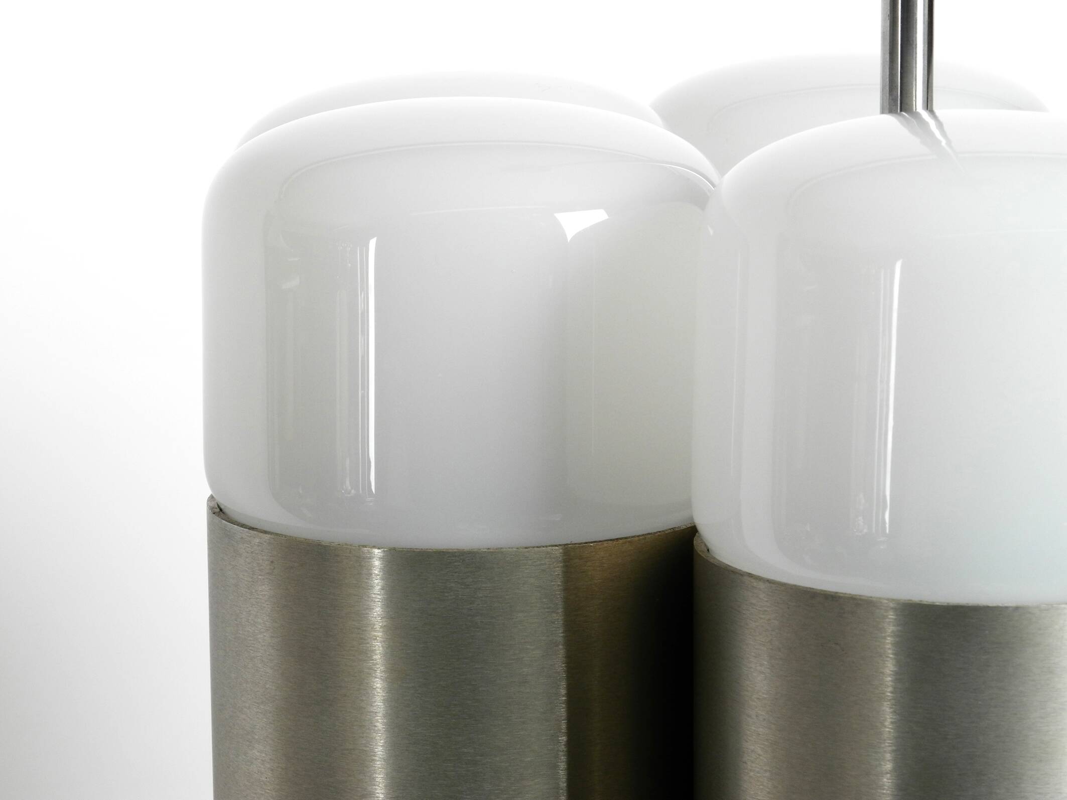 Italian 1960s Space Age ceiling lamp with 13 glasses by Goffredo Reggiani