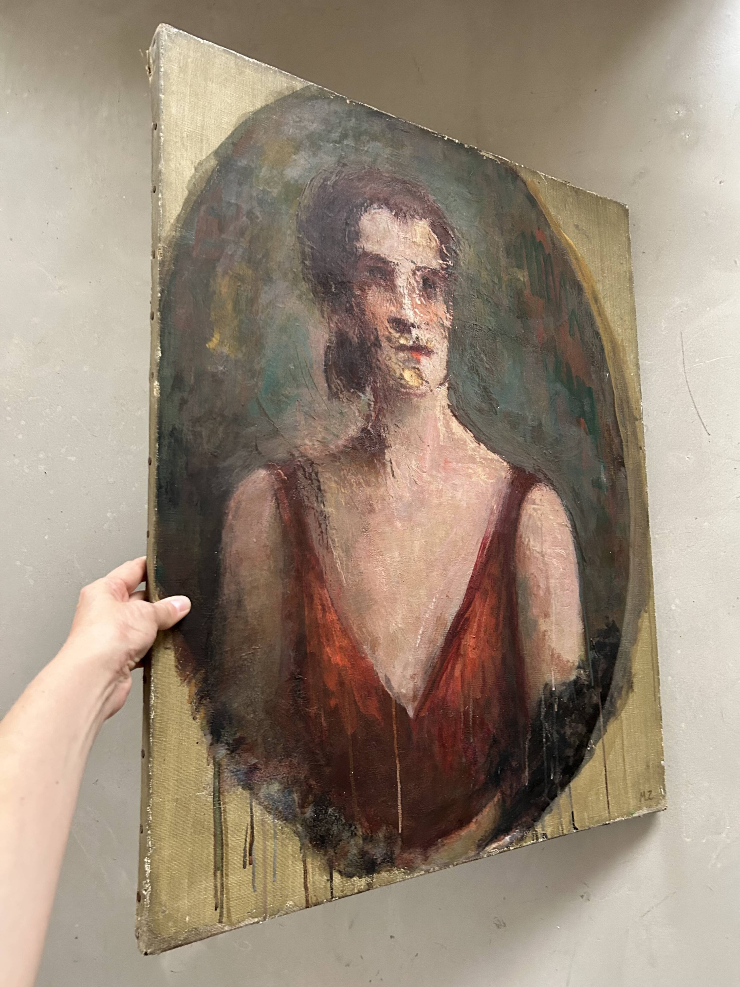 Tableau, old portrait