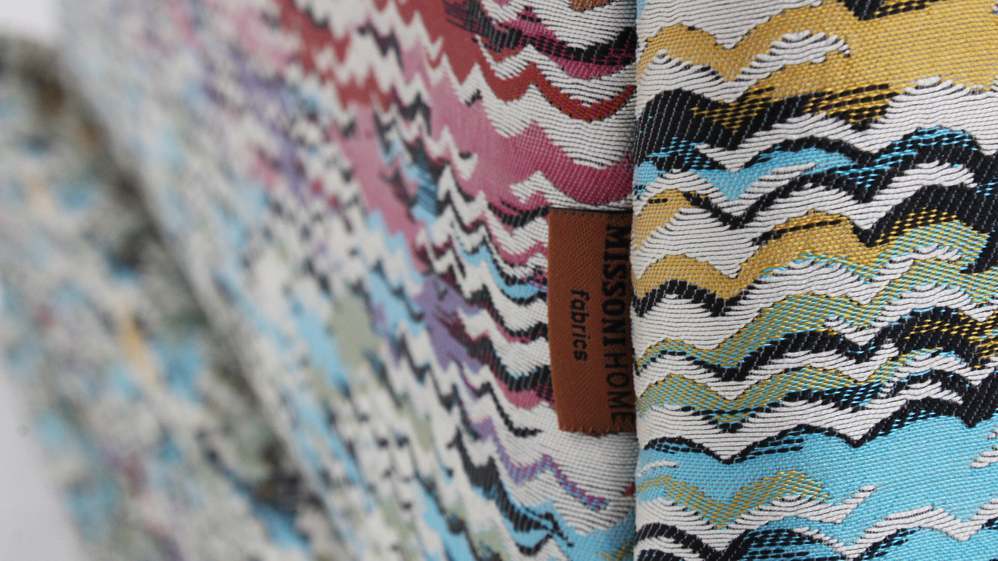 Roche Bobois Mah Jong modular sofa Missoni fabric design by Hans Hopfer