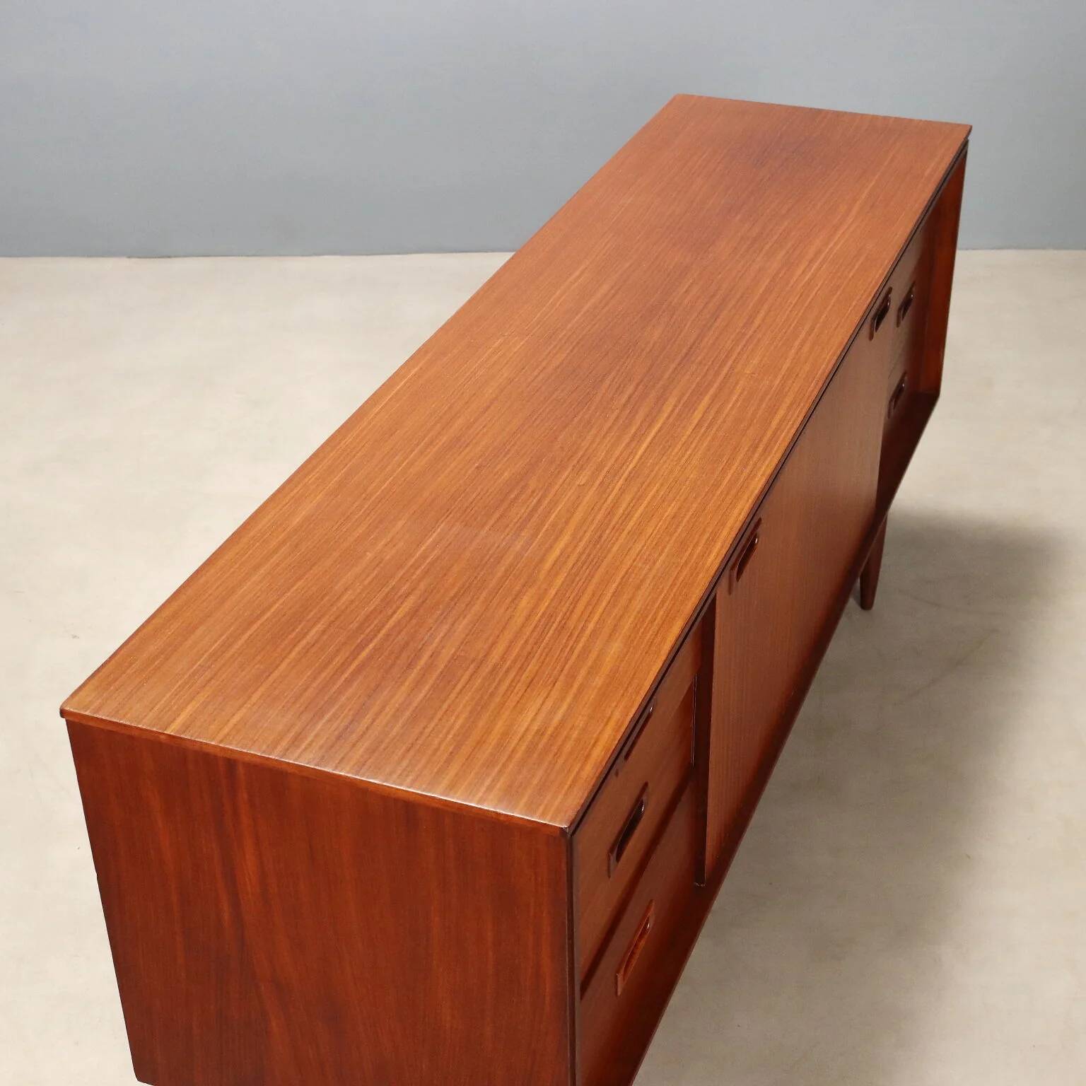Vintage teak enfilade with drawers, United Kingdom, 1960s