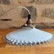 White opaline suspension toothed 26 cm diameter