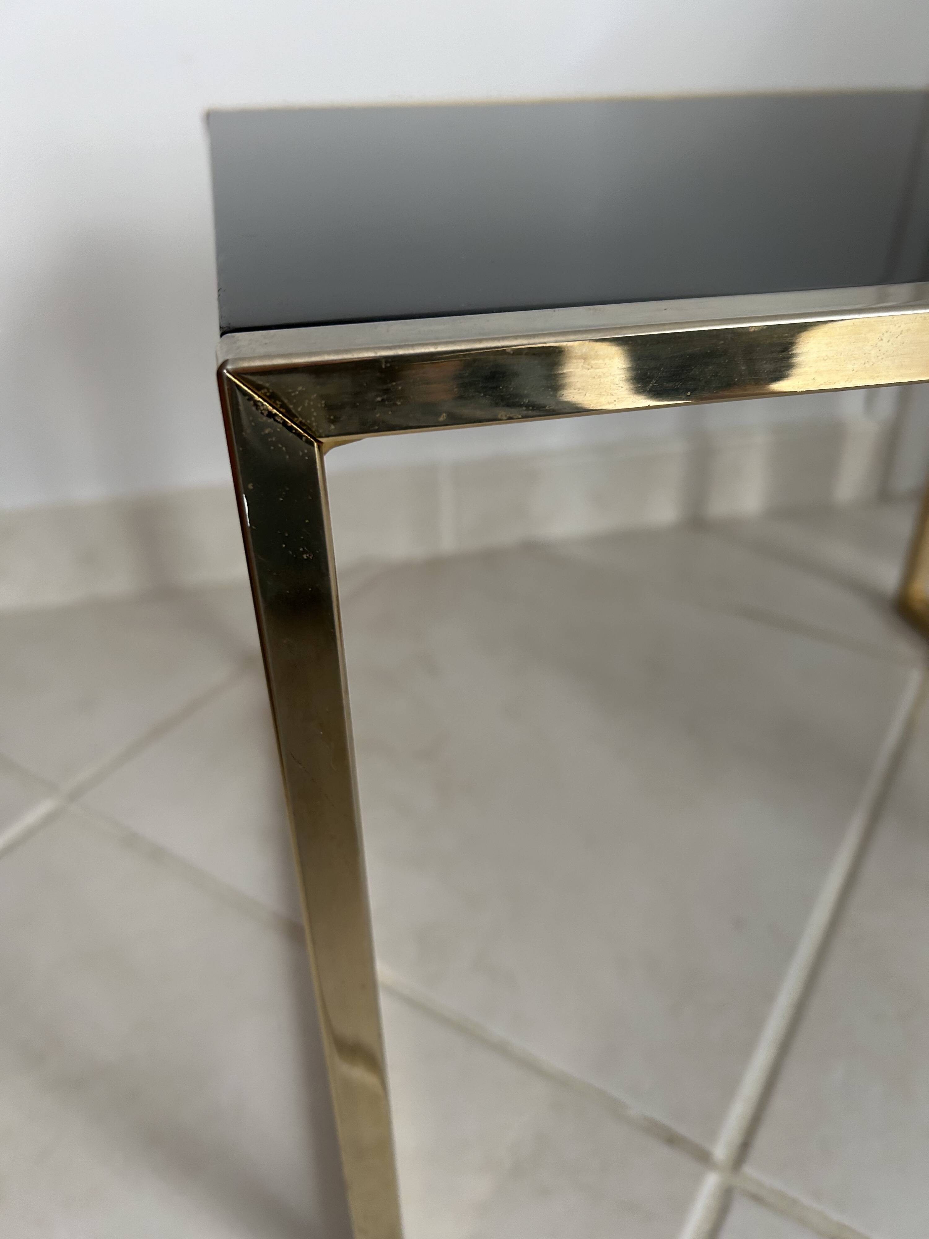 Golden side table