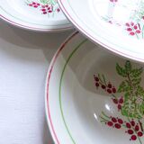 Set de 4 assiettes creuses en porcelaine