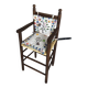 High chair baby wood & mulched seat