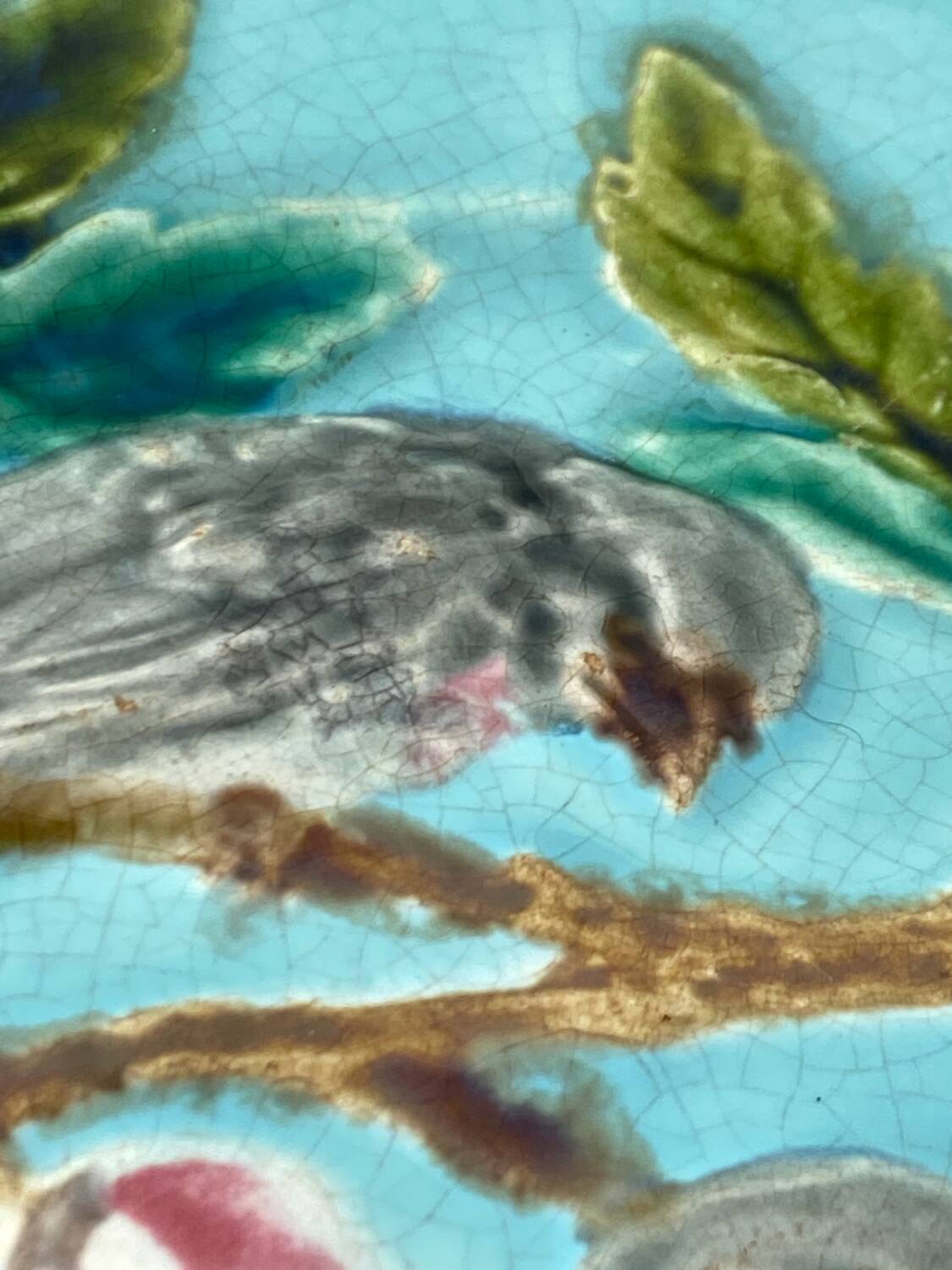 Sarreguemines majolica plates