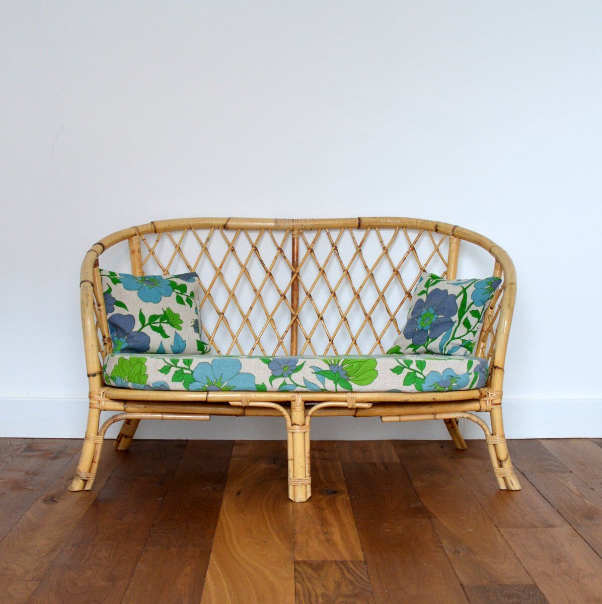 Vintage rattan lounge set 1970