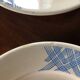 set of 7 dessert plates and 1 vintage serving dish
