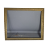 Old frame gilded patinated stucco wood