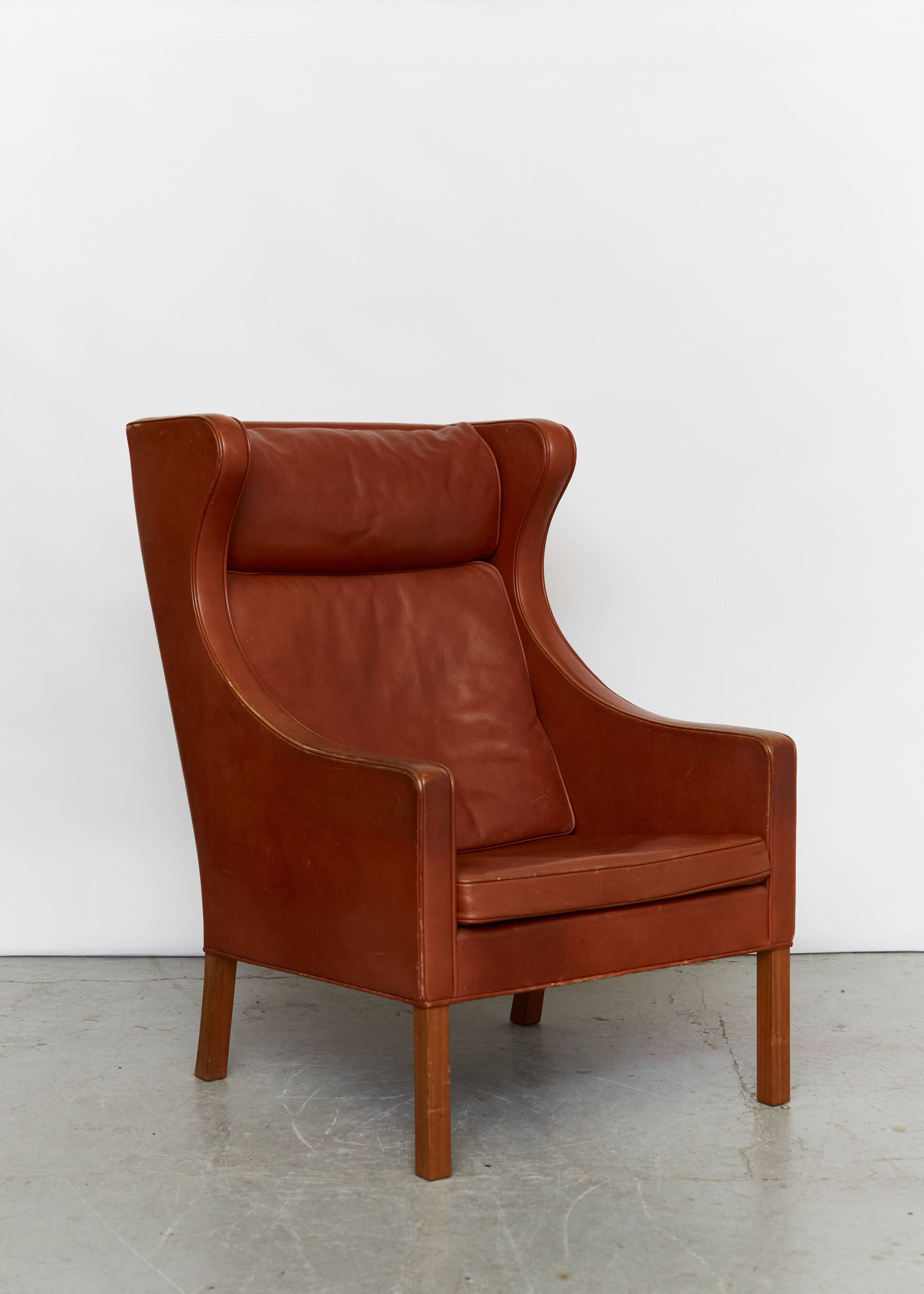 Børge Mogensen Wingback Chair No.2204 pour Fredericia