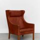 Børge Mogensen Wingback Chair No.2204 pour Fredericia