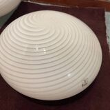Murano Glass Flushmount Lights Set of 2