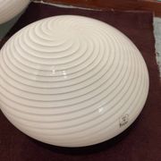 Plafonniers en verre de Murano, ensemble de 2