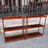 Large 20th century mahogany shelf