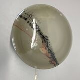 Abstract "cirrus" glass sconce wall light by peill & putzler, germany, 1980s