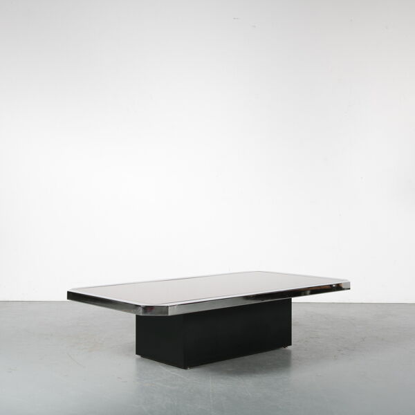 Table basse des années 1970 par Belgo Chrom, Belgique