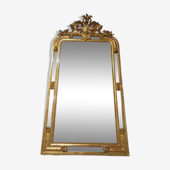 Miroir à parecloses Louis Philippe 142x76cm
