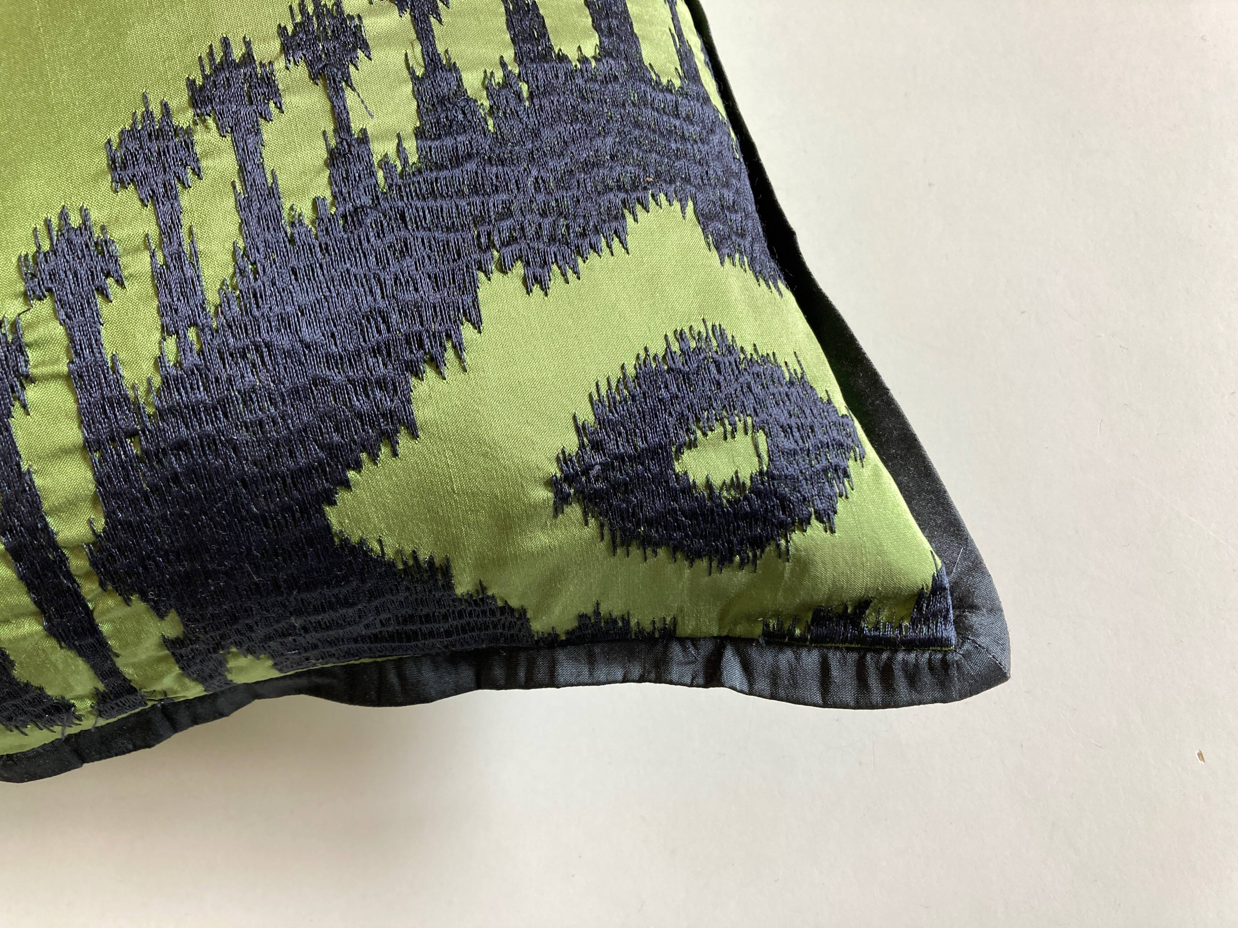Designer's guild embroidered silk cushion